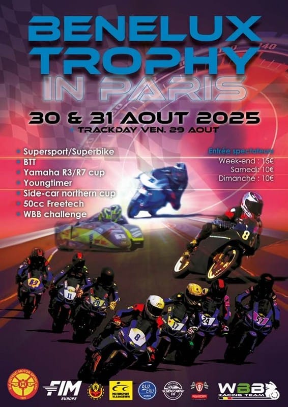 benelux trophy circuit carole paris